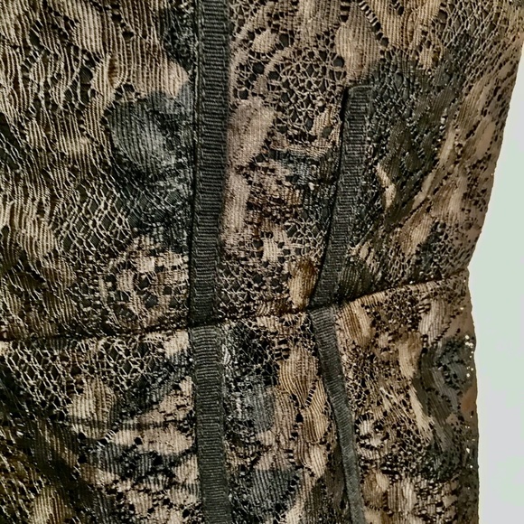 NWT A&E Black Lace Dress - Picture 4 of 8